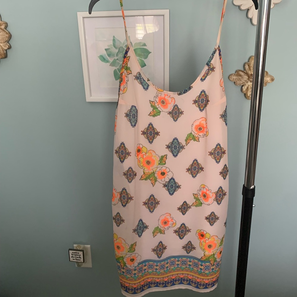 White Flowy Summer Dress